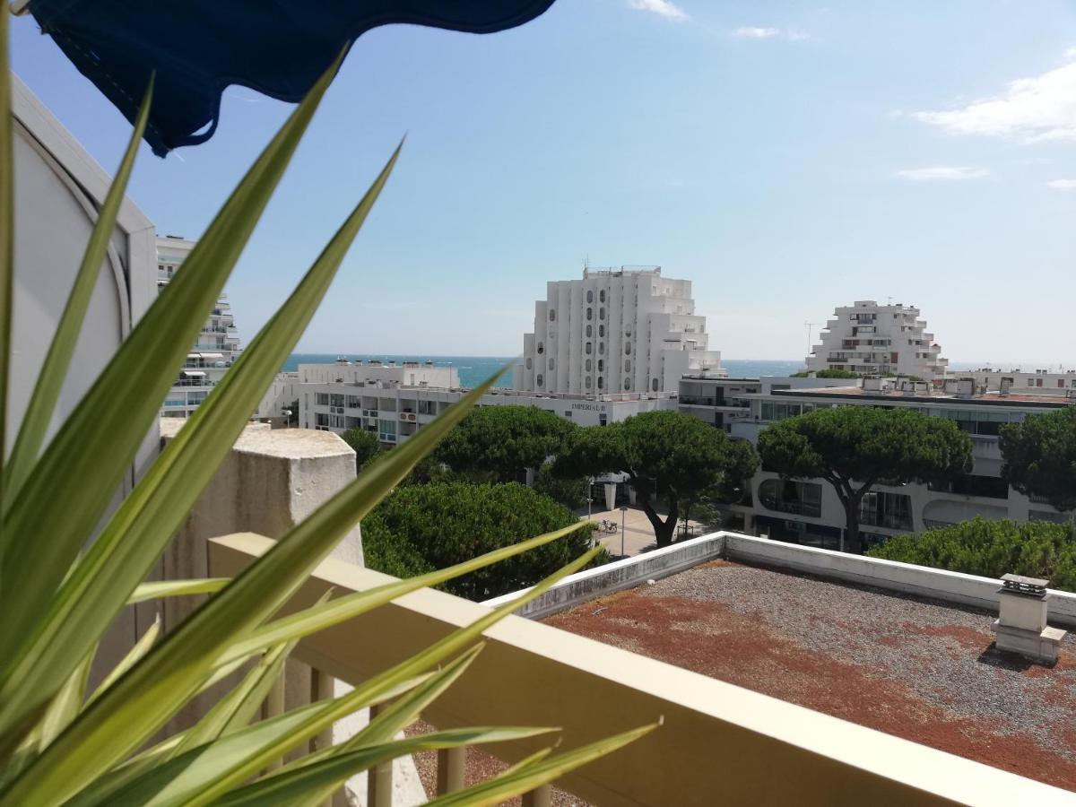 Le Semaphore - Studio Climatise, Grande Terrasse Vue Mer - Parking, Wifi La Grande Motte Dış mekan fotoğraf