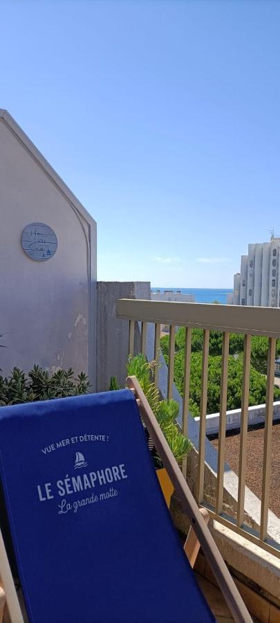 Le Semaphore - Studio Climatise, Grande Terrasse Vue Mer - Parking, Wifi La Grande Motte Dış mekan fotoğraf