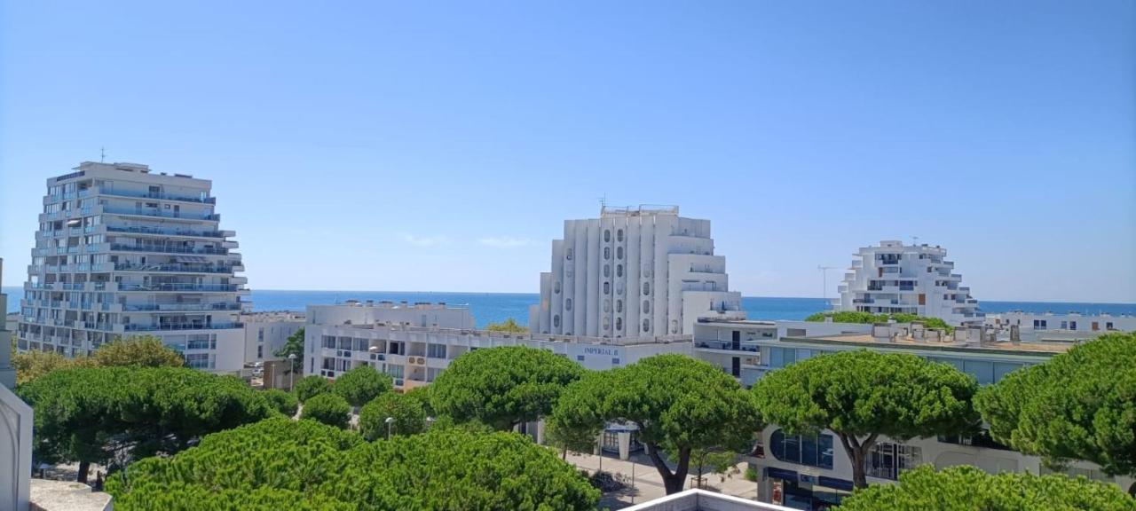 Le Semaphore - Studio Climatise, Grande Terrasse Vue Mer - Parking, Wifi La Grande Motte Dış mekan fotoğraf